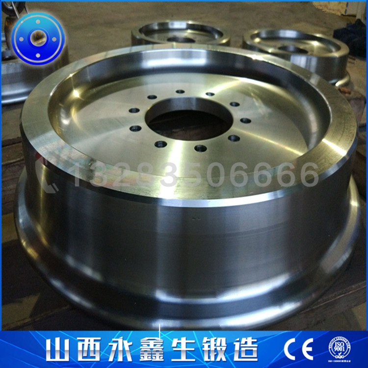 出口ER8材質(zhì)高速火車(chē)輪鍛件